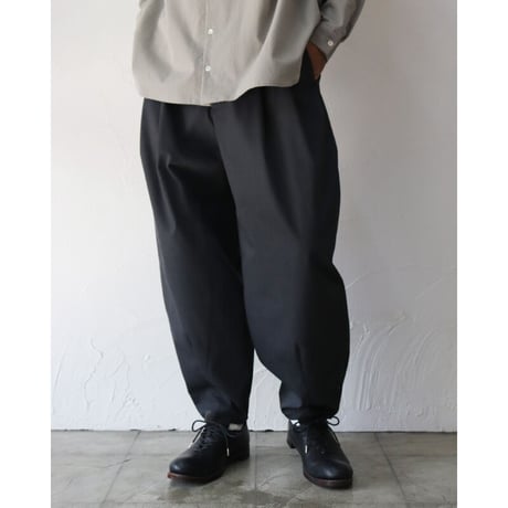 ASEEDONCLOUD アシードンクラウド　Clergyman cloth Clergyman trousers #チャコール