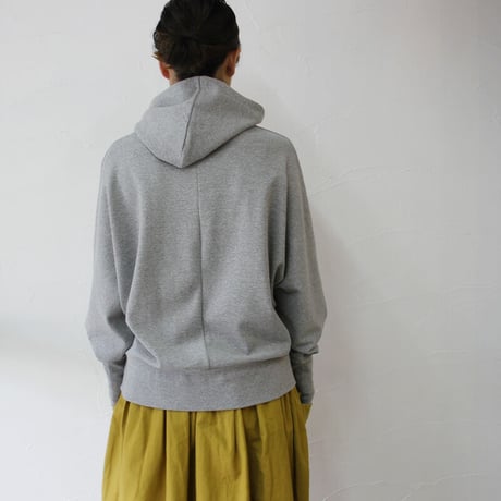 **再入荷** Linenya　リネンヤ　ミリタリー復刻フライスドルマンパーカー　#グレー、ネイビー　【送料無料】