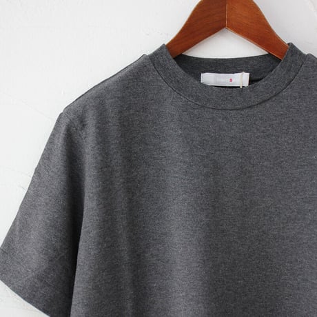 homspun ホームスパン　40/2天竺半袖Tシャツ　#サラシ、チャコール、ブラック