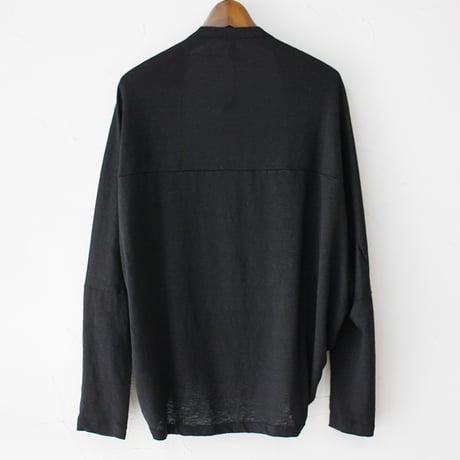 **またまた再入荷** TRAVAIL MANUEL トラバイユマニュアル　リネン天竺ボレロカーディガン　#ブラック、杢グレー、レッド、イエロー　【送料無料】