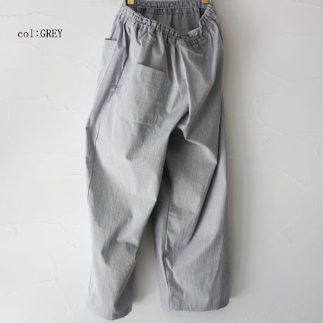 **再入荷** LinenYa リネンヤ　コードレーンワンタックパンツ　#ブルー、グレー　【送料無料】