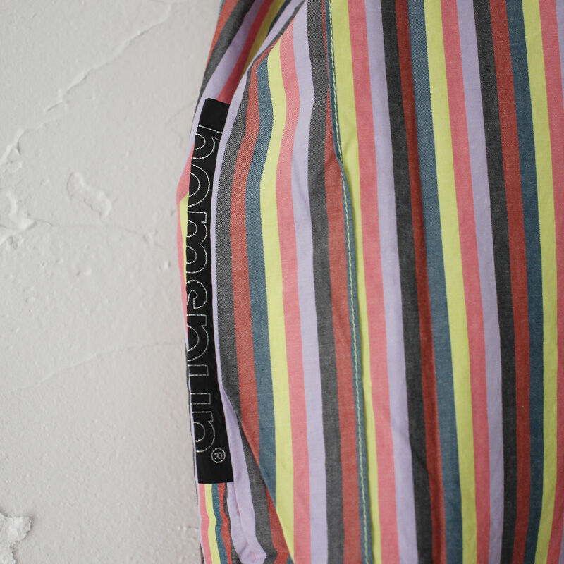 homspun ホームスパン トートバッグ #レッド、マルチストライプ homspun ホームスパン トートバッグ #レッド、マルチストライプ