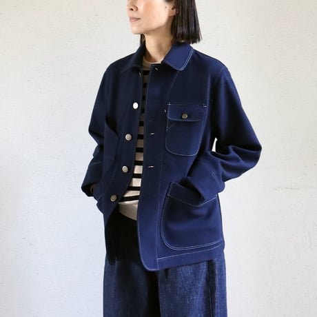 ASEEDONCLOUD アシードンクラウド　Melton denim HandWerker meeting jacket メルトンデニムHWミーティングジャケット