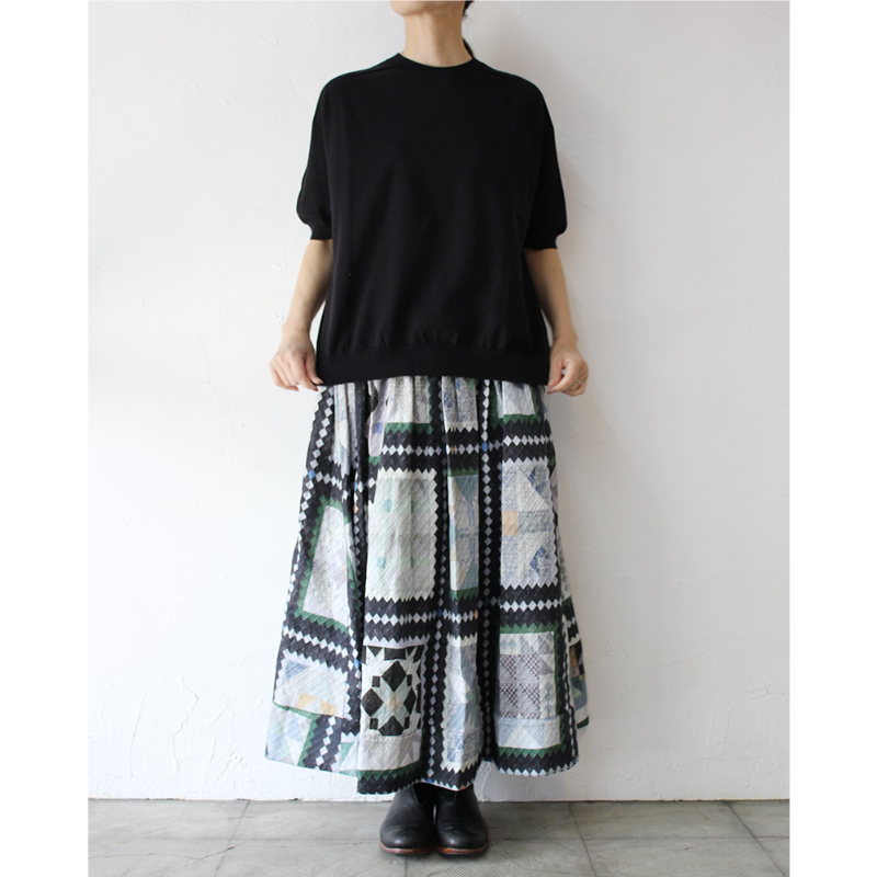ASEEDONCLOUD アシードンクラウド Mosaic quilt print Tree