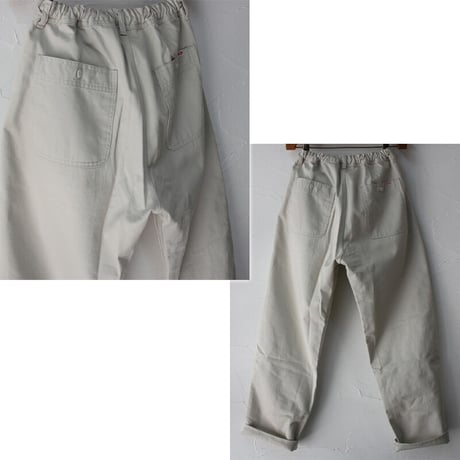 ARTE POVERA アルテポーヴェラ　チノバギーパンツ　#ホワイト、アイスグレー