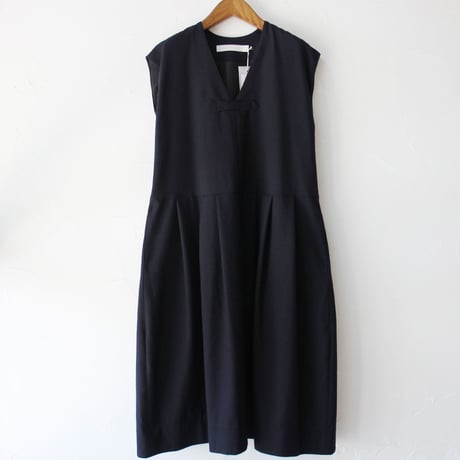 ASEEDONCLOUD アシードンクラウド　Chimney ash wool Study uniform dress #navy  【送料無料】