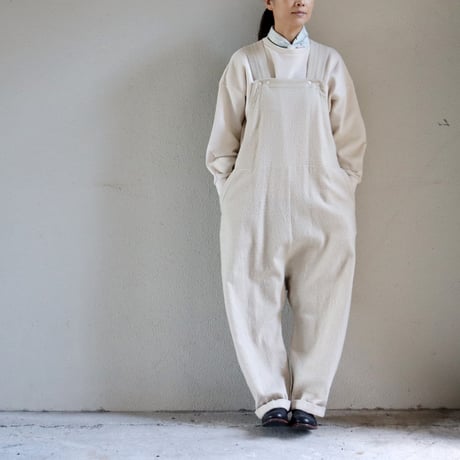 atelier naruse アトリエナルセ cotton wool overalls-pants コットンウールオーバーオール