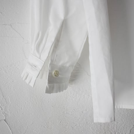 **再入荷** amne アンヌ　BROAD frilled blouse ブロードフリルブラウス【送料無料】