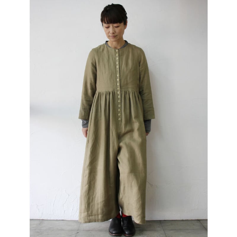 SUSURI ススリ ディグカバーオール #khaki 【送料無料