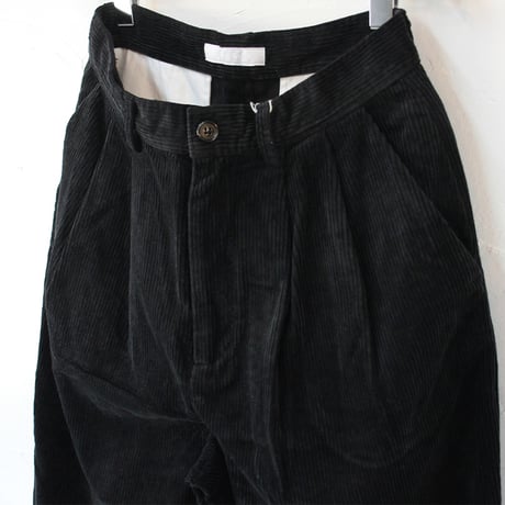 homspun ホームスパン　コーデュロイタックパンツ　#イエロー、ブラック