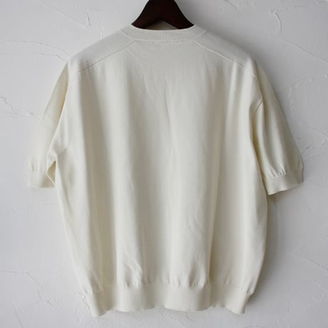 **またまたまた再入荷** LinenYa リネンヤ　as it is.　コットンクルーネック半袖ニット
