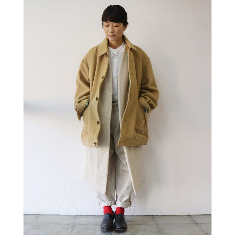 amne アンヌ MELTON harrington coat メルトンハリントンコート #ベ...