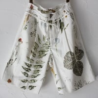 ASEEDONCLOUD アシードンクラウド plant memories print shokuonshitsu short trousers