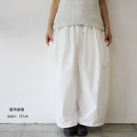 ASEEDONCLOUD アシードンクラウド　HandWerker culotte リップストップハンドベイカーキュロット　#ホワイト、ブラック