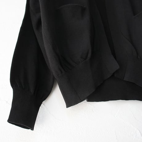 atelier naruse アトリエナルセ　コットンニットカーディガン cotton knit cardigan　#キャメル、グレイ、ブラック