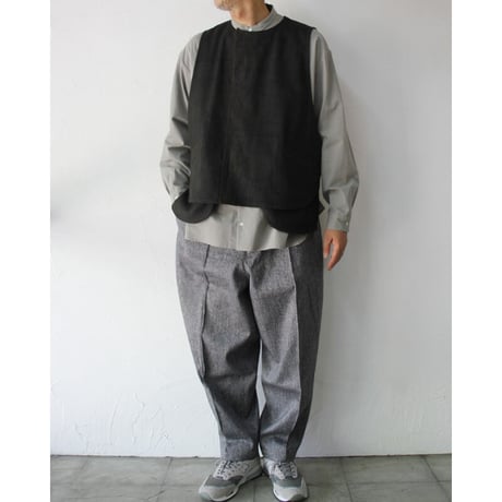 ASEEDONCLOUD アシードンクラウド　Immunity cloth Reseacher waistcoat #Dark brown 【送料無料】
