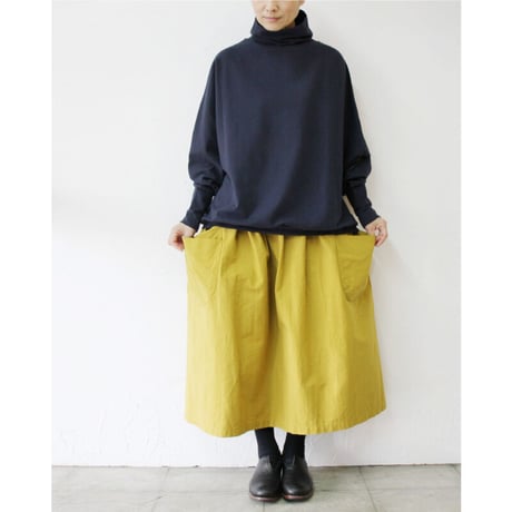 **再入荷** Linenya　リネンヤ　ミリタリー復刻フライスハイネックプルオーバー　#グレー、ネイビー　【送料無料】