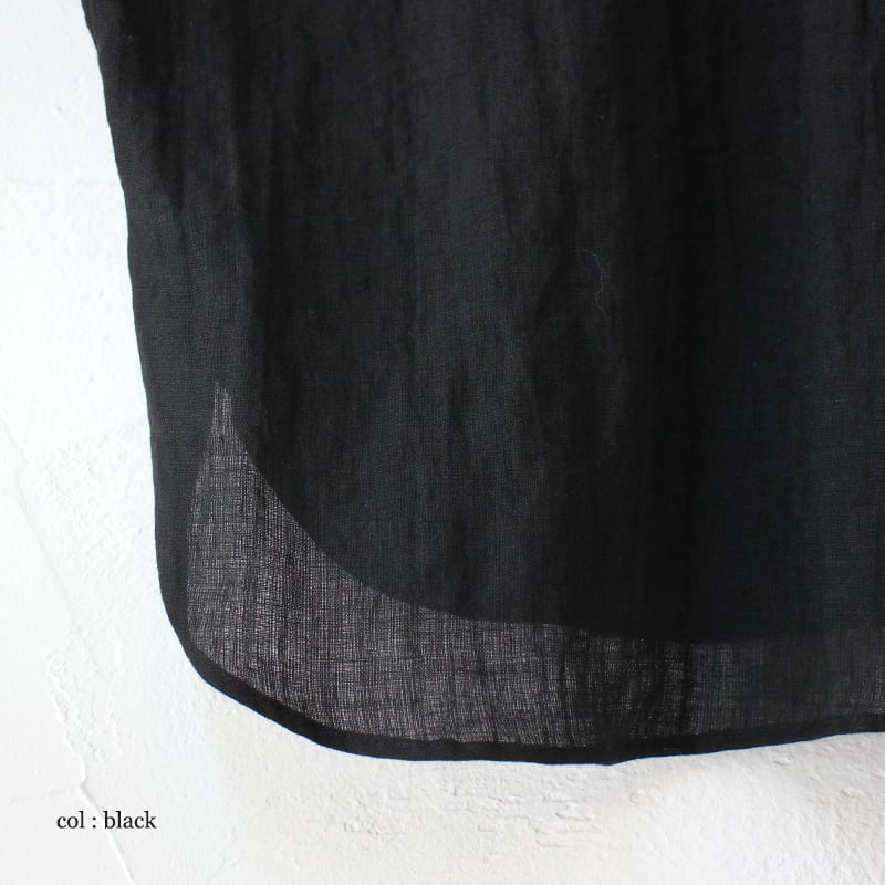 SUSURI ススリ ハルシャツ ＃off white , black 【送料無料】 | su