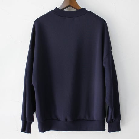 **ブラック再入荷** TRAVAIL MANUEL トラバイユマニュアル  ラスター裏毛ワイドスリーブスウェット　#ホワイト、ネイビー、ブラック　【送料無料】