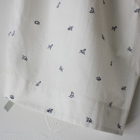 ASEEDONCLOUD アシードンクラウド companion dog print gardener pajama culotte #off white
