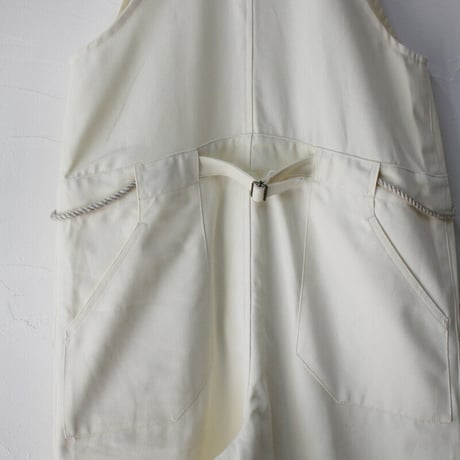 ASEEDONCLOUD アシードンクラウド　Hyouryushi tricotine Shared work wader　#off white　【送料無料】