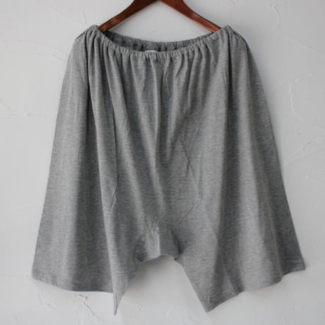 **再入荷**　homspun ホームスパン　60/1天竺キュロット　#サラシ、TOPグレー、TOPチャコール、ブラック