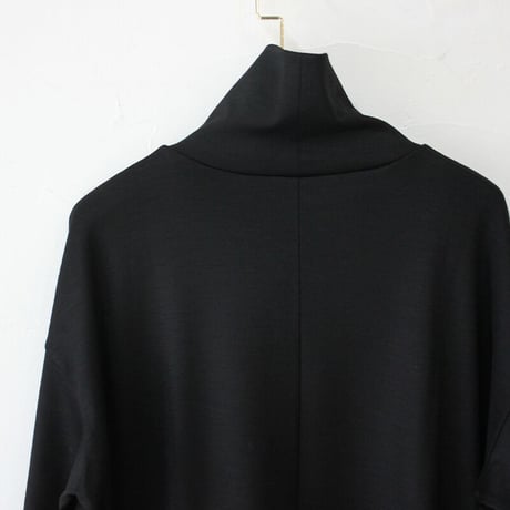 **再入荷** Linenya リネンヤ ハイネックワンピース　#ブラック　【送料無料】
