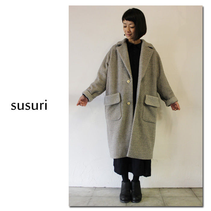 susuri ススリ ボートコート #ベージュ 【送料無料】 | sukima susuri ススリ ボートコート #ベージュ 【送料無料】 | sukima