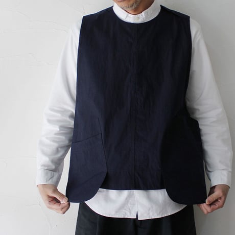 ASEEDONCLOUD　アシードンクラウド　working typewriter cloth seeding vest #indigo　【送料無料】