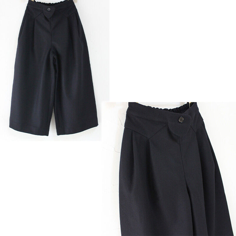 再々入荷** homspun ホームスパン ソフトフラノ2タックパンツ