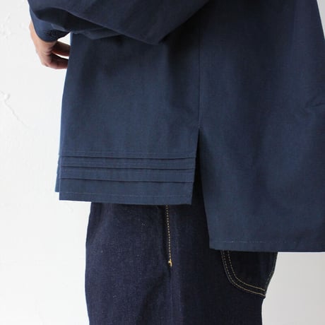 ASEEDONCLOUD アシードンクラウド　Polar night cotton Hyouryushi smock blouse #INDIGO 【送料無料】