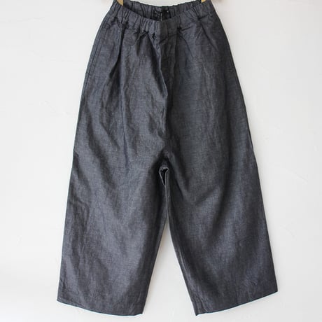 TRAVAIL MANUEL トラバイユマニュアル　C/Lシャンブレークルーパンツ　#インディゴ