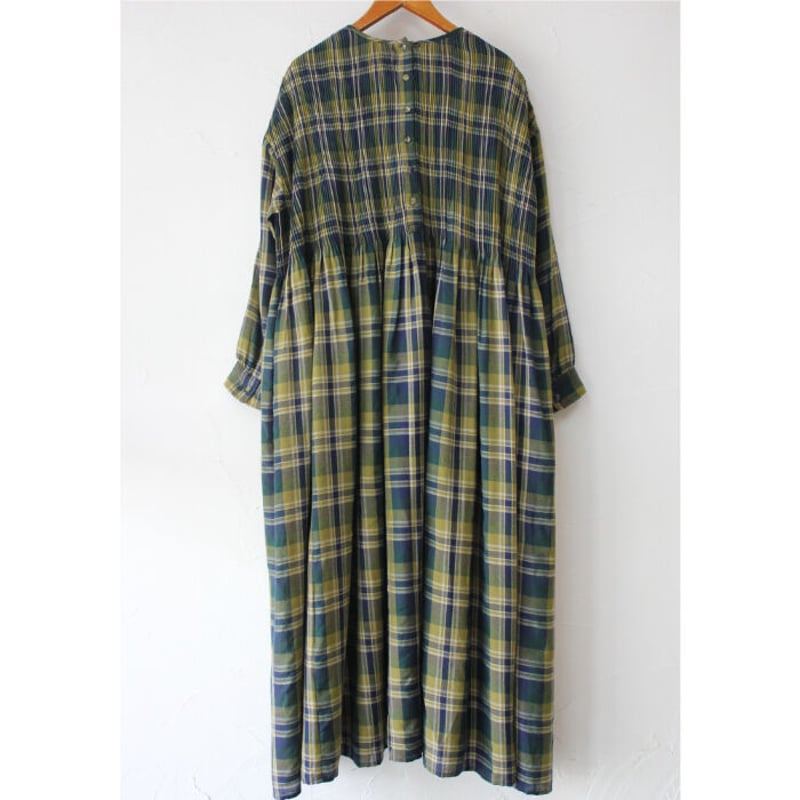 maison de soil メゾンドソイル WOOL COTTON CHECK CREW maison de soil メゾンドソイル WOOL COTTON CHECK CREW