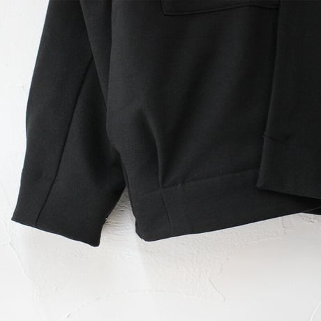 amne アンヌ　DRAPEY cardigan #チャコール、ブラック　【送料無料】