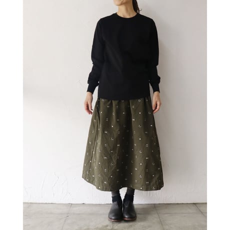 atelier naruse アトリエナルセ　バスクコットンカットソー（長袖）　basque cotton cut&sewn（long sleeves）