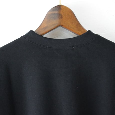 amne アンヌ　MINI TERRY half sleeve crew ミニテリー半袖クルーネック　#ブラック