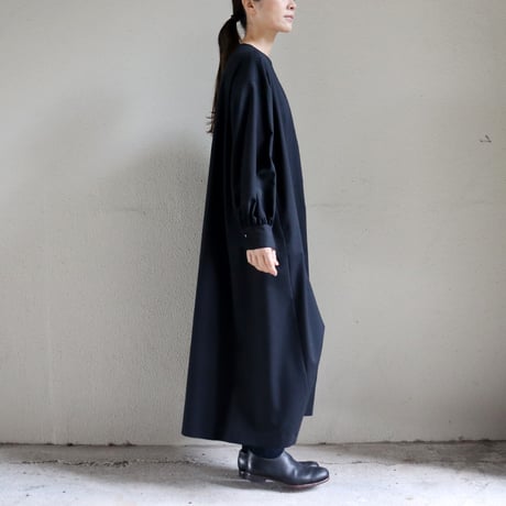 **2026年度・新作到着** atelier naruse アトリエナルセ formal wide one-piece ワイドワンピース　#ブラック