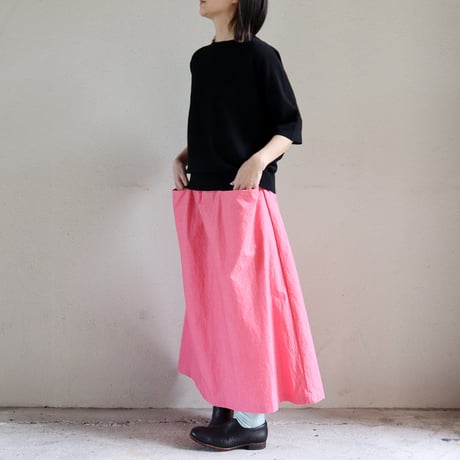**またまた再々入荷** atelier naruse アトリエナルセ　ダウンプルーフコットンカットインポケットスカート down proof cotton cut-in pocket skirt