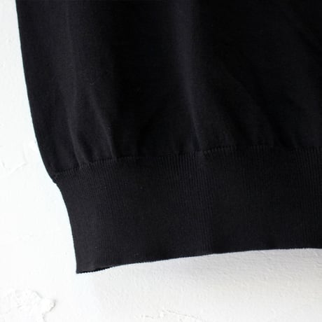 **再入荷** Linenya リネンヤ as it is. コットンノースリーブニット　#アイボリー、ブラック