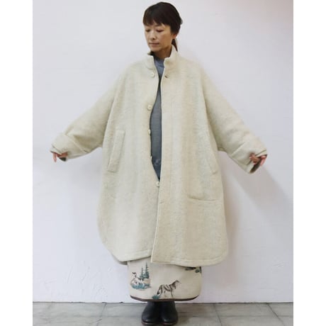 ASEEDONCLOUD アシードンクラウド　Pajamas Fleece Hiraeth tent gown #Off White 【送料無料】