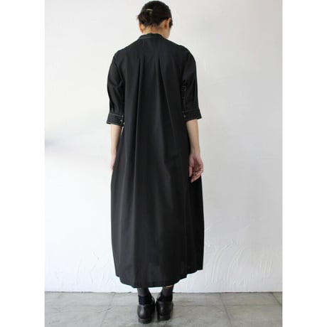 SUSURI ススリ　ポートタックドレス　#black 【送料無料】