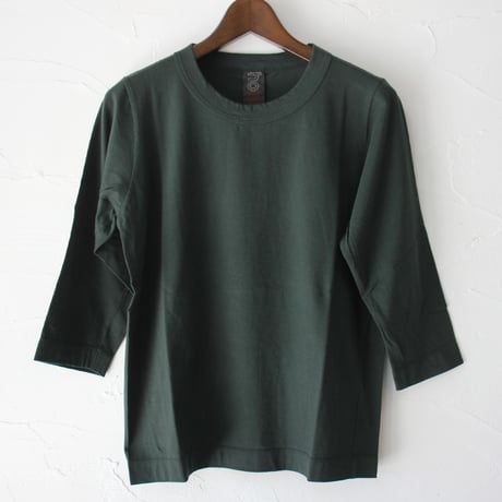 **2025秋冬分到着** homspun ホームスパン　30/1天竺7分袖Tシャツ