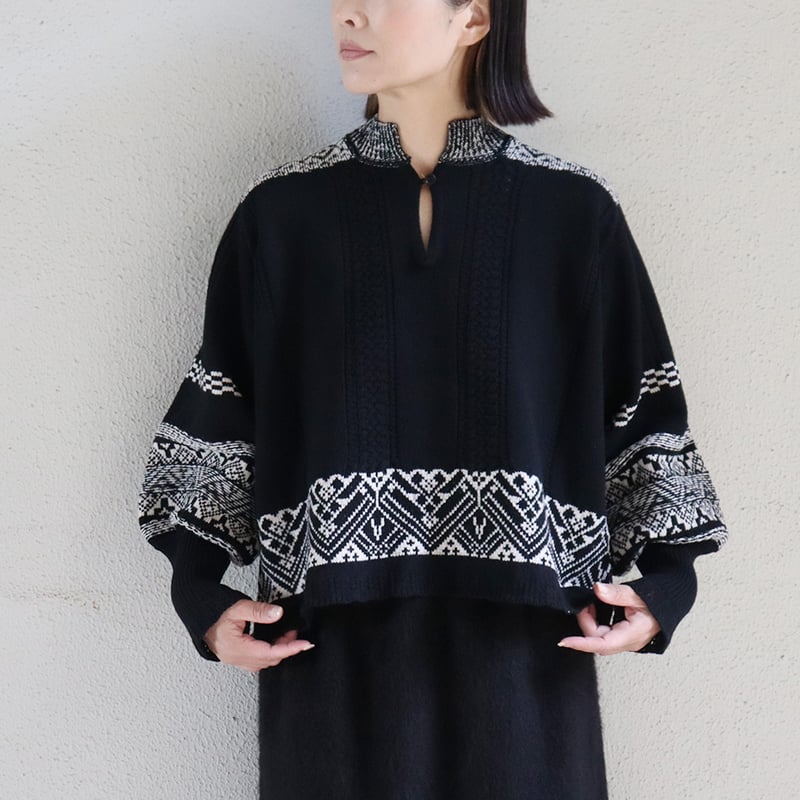 ASEEDONCLOUD アシードンクラウド Seiyako jacquard blouse