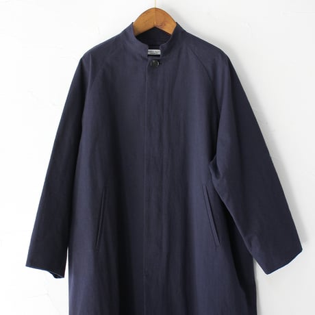 atelier naruse アトリエナルセ　コットンヘンプスタンドカラーコート｜cotton-hemp stand collar coat　【送料無料】