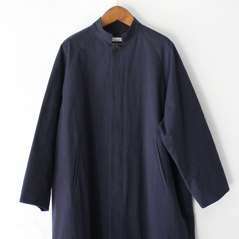 atelier naruse アトリエナルセ コットンヘンプスタンドカラーコート