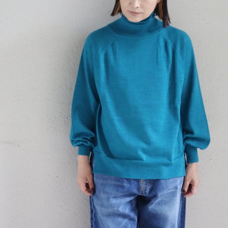 **再々入荷** atelier naruse アトリエナルセ　ウールタートルネックニット　wool turtle-neck knit　【送料無料】