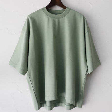 TRAVAIL MANUEL トラバイユマニュアル　コンパクト天竺6分袖Tシャツ
