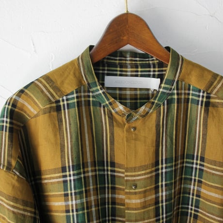 ASEEDONCLOUD アシードンクラウド　Jiyusou check cloth Automata engineer shirts　#キャメル　【送料無料】