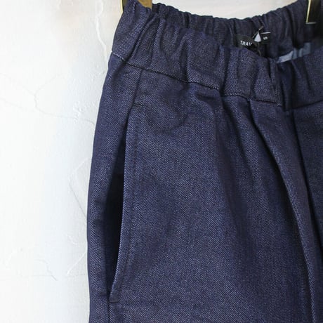 TRAVAIL MANUEL トラバイユマニュアル　T/Cデニムズートパンツ　#インディゴ　【送料無料】