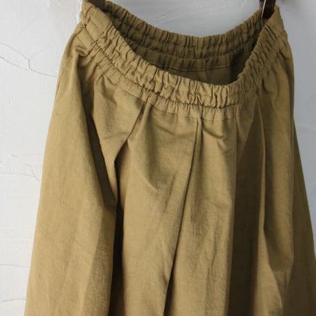 **またまた再入荷** Linenya リネンヤ　高密度コットンタックスカート